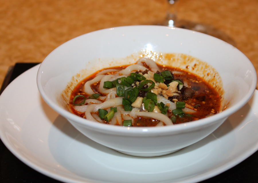 DanDan noodles in spicy sauce InterContinental Chongqing