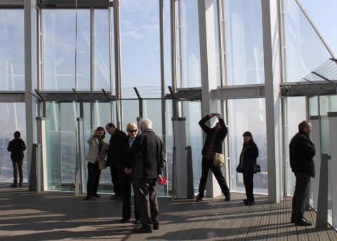 Kig ned fra 244 meter på The Shard