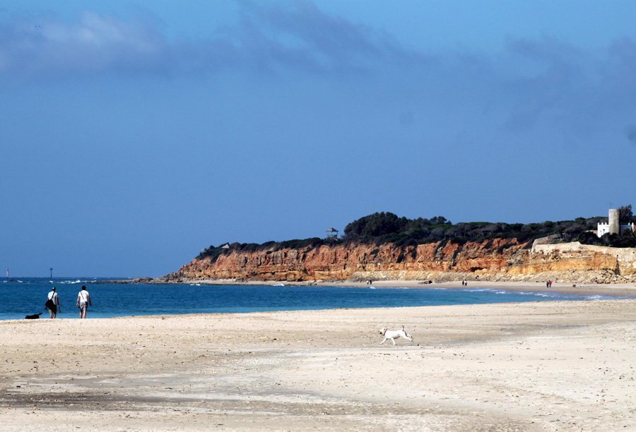 Lot of opportunities for shoreline strolls at  Costa de la Luz